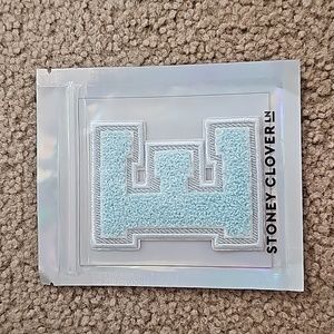 Stoney Clover Lane Large Varsity "E" Patch- Cotton Candy Color